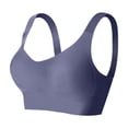 thumbnail image 5 of Seamless Full Coverage Lift Bra for Everyday Wear – Wireless V Shaping Underwear Providing Comfortable Full Bust Support and Gentle All Day Fit, L, Blue, 5 of 5