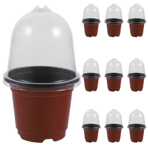 10 Sets Hanging Plant Pots Large Bowl Planter Garden