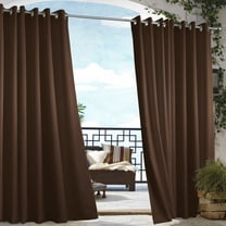 Outdoor Décor Gazebo Outdoor Solid Grommet Top Panel-Color:Chocolate,Material:100% polyester,Size:50x84