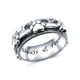 thumbnail image 1 of Anillo Ladytree Always and Forever con estampado de patas plateado, talla 6, 1 of 1