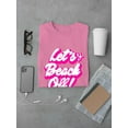 thumbnail image 3 of Let's Beach Off T-shirt Men's -SmartPrintsInk Designs, 3 of 4