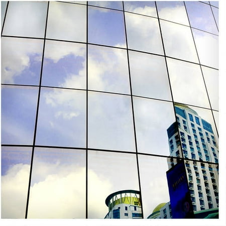 BDF S05 Daytime Privacy One Way Mirror Silver 5 Window Film 36in X 24ft by BuyDecorativeFilm