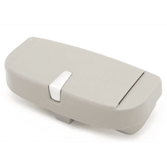 General Motors Car Sunglasses Case with Magnetic Closure and Card Slot (Beige)