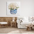 thumbnail image 2 of Stupell Industries Round White Floral Blooms Ornate Patterned Vase Painting Gallery Wrapped Canvas Print Wall Art, Design by Patricia Pinto, 2 of 7