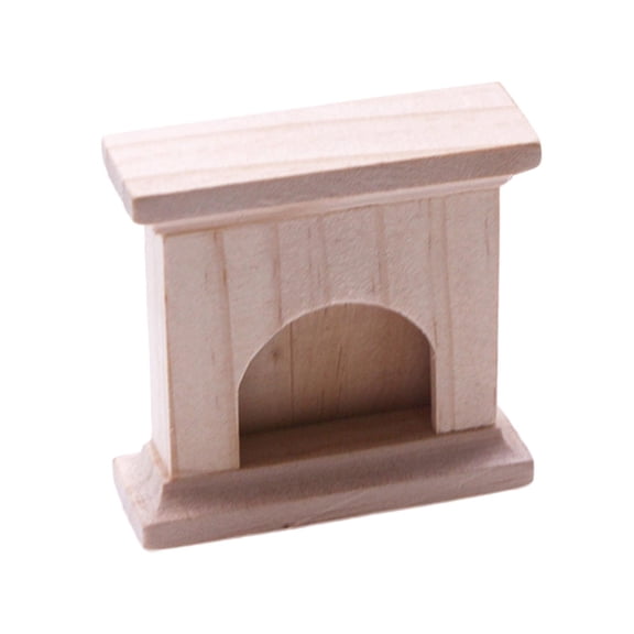 LeeQinersw Dollhouse Miniature Fireplace Decorative Fine Workmanship Simulation for Bedroom