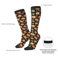 thumbnail image 4 of Yiaed Daisy maple leaf Print Great elasticity Adult Stockings Sports socks for Men and Women, 4 of 6