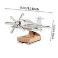 thumbnail image 3 of Airplane Shaped Car Interior Diffuser Long Lasting Scent Eliminator for Automotive Use Portable Aluminum Aviation Theme 10ml, 3 of 7