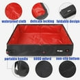thumbnail image 3 of Waterproof Outdoor Foldable Cat Litter Box Dog Toilet Tray Folding Cat Litter Bedpans Portable Travel Car Pet Cat Litter Boxes, 3 of 9