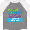 thumbnail image 4 of Inktastic History Teacher Daddy Boys or Girls Long Sleeve Baby Bodysuit, 4 of 5
