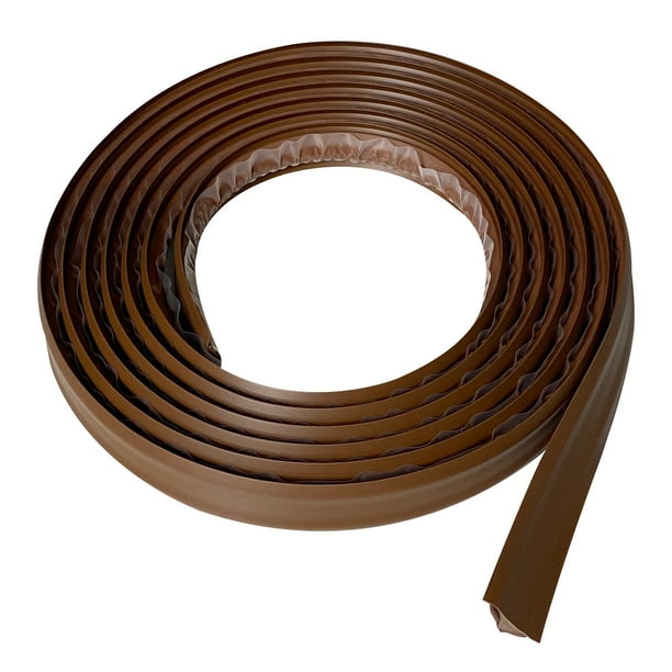 InstaTrim 3/4 In Wide, Dark Brown, Flexible Trim Molding 10 Ft Long