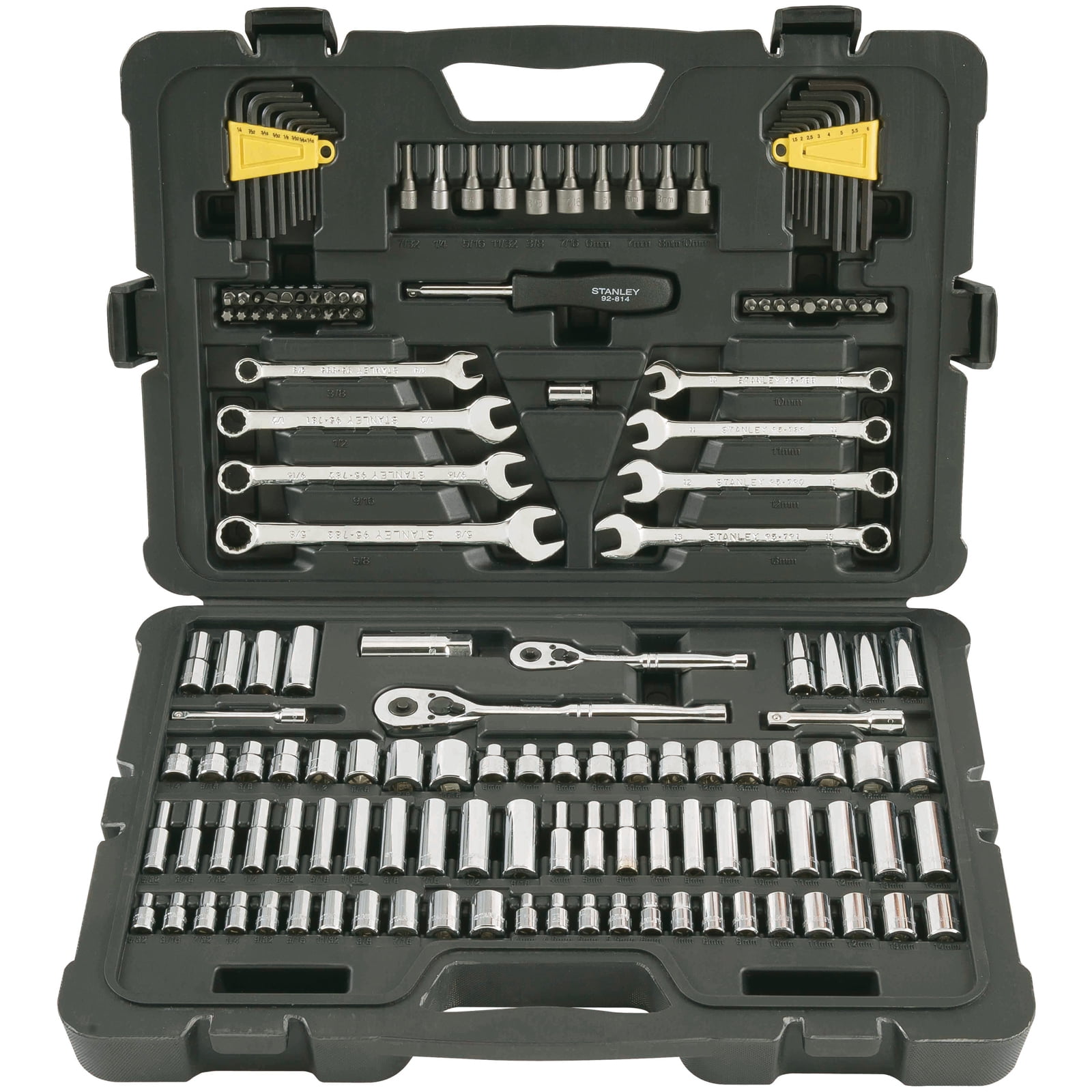 STANLEY STMT71653 145-Piece Mechanics Tool Set, Chrome – Beauty ...