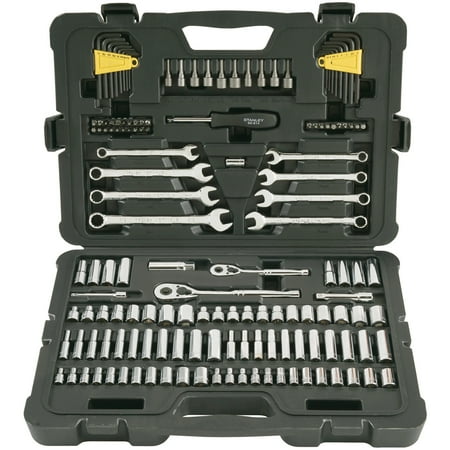 STANLEY STMT71653 145-Piece Mechanics Tool Set, Chrome