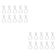 thumbnail image 4 of Advancent 10 ganchos para azulejos de techo, fácil instalación, Flexible sin deformación, letrero colgante para oficina, aula, grande, 8 Gran 8 palabras F4 2piezas, 4 of 6