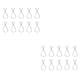 thumbnail image 1 of Wosthever Gancho de techo de 10 piezas de acero inoxidable, Flexible, letrero colgante automático para oficina, aula, techo F5 Type2 NO2 Wosthever  CBP456308, 1 of 5