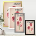 thumbnail image 4 of Designart 'Poppy Retro Flowers' Vintage Framed Art Print, 4 of 4