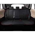 thumbnail image 5 of EKR Custom Fit Escape Car Seat Covers for Ford Escape Limited,XLT,XLS 2009 2010 2011 2012-Breathable Leather Auto Seat Covers(Full Set,Black with Red Trim), 5 of 6