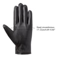 thumbnail image 3 of Touchscreen Driving Gloves Women Fleece Lining Leather Gloves Cycling Gloves, 3 of 18