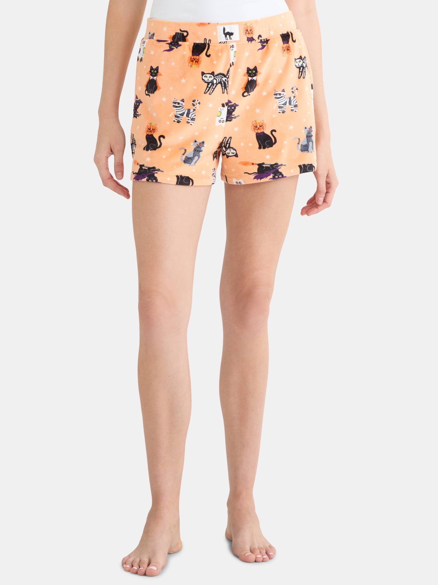 Halloween Women's Sleep Shorts from Way To Celebrate, 2-Pack, Sizes XS-3X