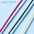 thumbnail image 2 of 100 Yards 1mm Nylon Cord Dodger Blue Metallic Twisted Nylon Cord Nylon Beading Cord for Jewelry Making and Crafts, 2 of 7