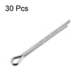 thumbnail image 3 of Uxcell Split Cotter Pin -2.5mm x 30mm 304 Stainless Steel 2-Prongs Silver Tone 30Pcs, 3 of 3