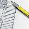 thumbnail image 3 of Amdohai 8Pcs 6 in 1 Multitool Pens Gifts for Men Cool Tech Tool Pen EDC Gadgets Screwdriver with Ruler Level Stylus Ballpoint Unique Men (Black Yellow Silver Blue ), 3 of 8