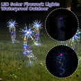 thumbnail image 2 of Solar Firework Lights 200 LED Solar Powered Garden Firework Lights 8-Mode Flexible Copper Wire Firework Lamp IP42 Waterproof Firework Lighting Decor, 2 of 7