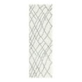thumbnail image 3 of Unique Loom Soft Touch Shag Collection Area Rug - Dora (2' x 6' 7" Runner Ivory/Gray), 3 of 7