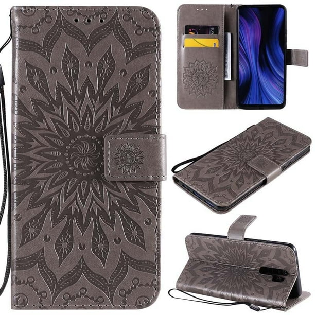 Funda tipo billetera para Xiaomi Redmi Note 9 9s 10 10s Pro Max 10T 9A 9C 4G 5G Flip PU Funda de cuero con bolsillo para tarjetas Capa Coque Tan Jianjun unisex