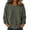 Army Green, variant on yillto Womens Long Sleeve Crewneck Sweatshirts Plus Size Loose Casual Solid Color Sweatshirt S-5XL