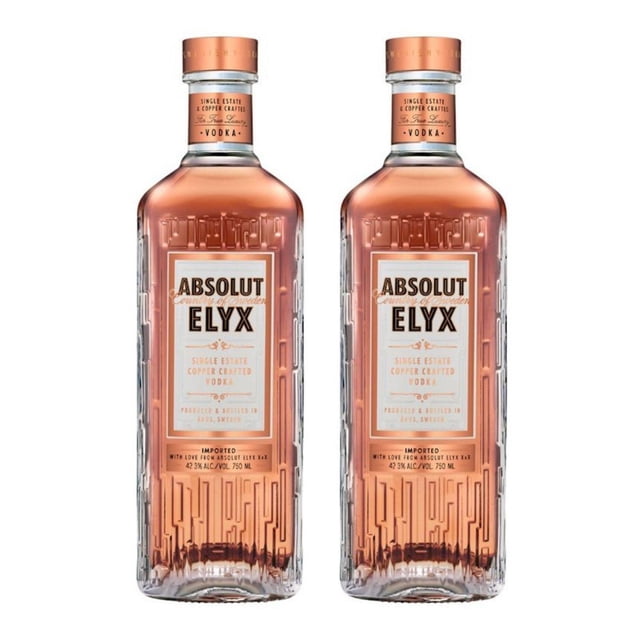 Pack de 2 Vodka Absolut Elix Edición Especial 750 ml Absolut Elix Edición Especial