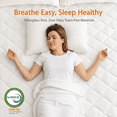 thumbnail image 5 of 3 Inch Short Queen Extra Firm Mattress Topper for Pain Relieving, High-Density Foam Mattress Pad with Removable Cover, No Smell, CertiPUR-US Certified, 5 of 7