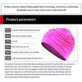 thumbnail image 5 of Women Swimming Cap Free Size Solid Long Hair Sports Bathing Swimming Cap Swim Pool, 5 of 5