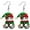 D, variant on Santa Cat Christmas Earrings, Cute Cat Holding Christmas Tree Xmas Earring for Women Lightweigh Acrylic Funny Design Lovely Kitten Wearing Hat Dangle Drop Earrings(E)
