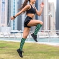 thumbnail image 6 of Lsque Christmas Trees Pattern Sport Compression Socks for Men & Women 15-20 mmHg Knee High Nurse Pregnant Running Medical and Travel Athletic, 6 of 6