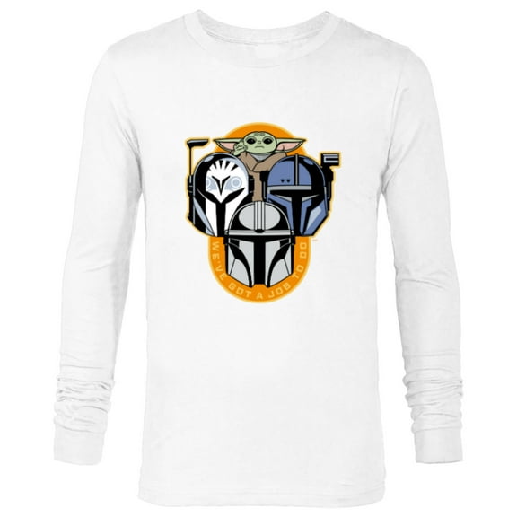 Star Wars The Mandalorian Season 3 Grogu Bo-Katan Job to Do - Long Sleeve T-Shirt for Men - Customized-White