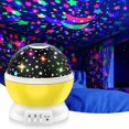 thumbnail image 1 of Liangnv Proyector De Luz Nocturna para Niños Luz Nocturna con Estrellas De Luna Giratoria 360 con Cambio De Luces De 8 Colores para Niños De 2 A 12 Años para Dormitorio De Guar, 1 of 5