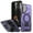 Purple, variant on for Samsung Galaxy A25 5G Case with Metal Camera Cover Bracket, [Compatible with MagSafe] [Built-in Kickstand] [Military-Grade Protection] Heavy Duty Magnetic Case for Galaxy A25 5G, Purple