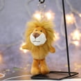 thumbnail image 3 of Little Lion Cartoon Plush Doll Pendant Bag Doll Toy Key Chain Kawaii Keychain Plush Car Accessories, 3 of 5