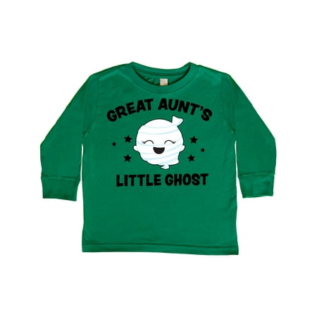 

Inktastic Cute Great Aunt s Little Ghost with Stars Gift Toddler Toddler Girl Long Sleeve T-Shirt