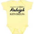 thumbnail image 3 of Inktastic From Raleigh North Carolina in Black Distressed Text Boys or Girls Baby Bodysuit, 3 of 5