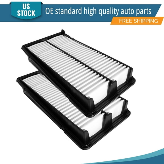 YXPCARS 2 x Engine Air Filter for Honda Accord 98-02 Acura CL 01-03 TL 99-03, New Air Filter Replacement (CA8475)