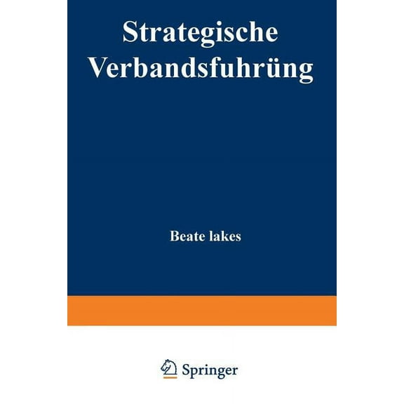 Npo-Management Strategische VerbandsfÃ¼hrung, (Paperback)