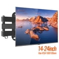 thumbnail image 2 of 20° tiltable TV Wall Mount Bracket 360° Rotated Holder Universal TV Mount for 14 to 37 Inch Computer LCD LED Monitor Tablet PC, 2 of 6