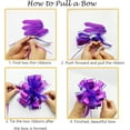 thumbnail image 3 of sxvblly 6 PCS Large Pull Bows 6 Inch Five-Striped Red Bows for Gift Wrapping Wedding Basket Decorated Birthday Party Christmas Gift Boxes Flower Decorations, 3 of 5
