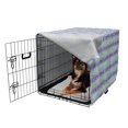 thumbnail image 2 of Ocean Dog Crate Cover, Hand Drawn Letter Nautical Elements Like Various Type Seashells and Starfishes, Easy to Use Pet Kennel Cover for Medium Large Dogs, 35" x 23" x 27", Multicolor, by Ambesonne, 2 of 6