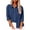 Navy, variant on Admvng Womens Tops Long Sleeve Casual Blouses Button Up Collared Shirts Tops S-5XL