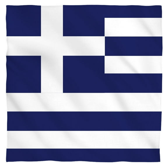- Greece Flag - Bandana - 22" x 22"