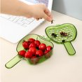 thumbnail image 1 of XWSHYW Utensilios y Gadgets de Cocina. Cesta de Drenaje con Asa para Cocina, Cesta de Goteo para Sala de Estar, Fruta Pequeña y Delicada, Vajilla de Doble Capa para Lavar Frutas, 1 of 5