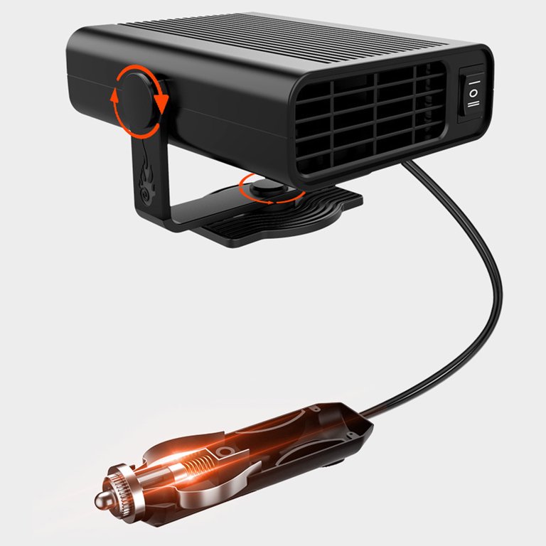 Heater Fa Portable Car Heating Heater Fan Window Defroster Demister Air  Purifier Hot,Golf Cart u0026 Truck Heater,Camping Heater Fan,Car Heater That  Plugs Into Cigarette Lighter 24V - Walmart.com