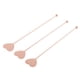 thumbnail image 5 of 6 Piezas De Cóctel De Cobre Agitadores De Bebidas Palillo de material acero Inoxidable Swizzle Stick Reutilizable Hugo Cóctel Swizzle Sticks Heart, 5 of 9